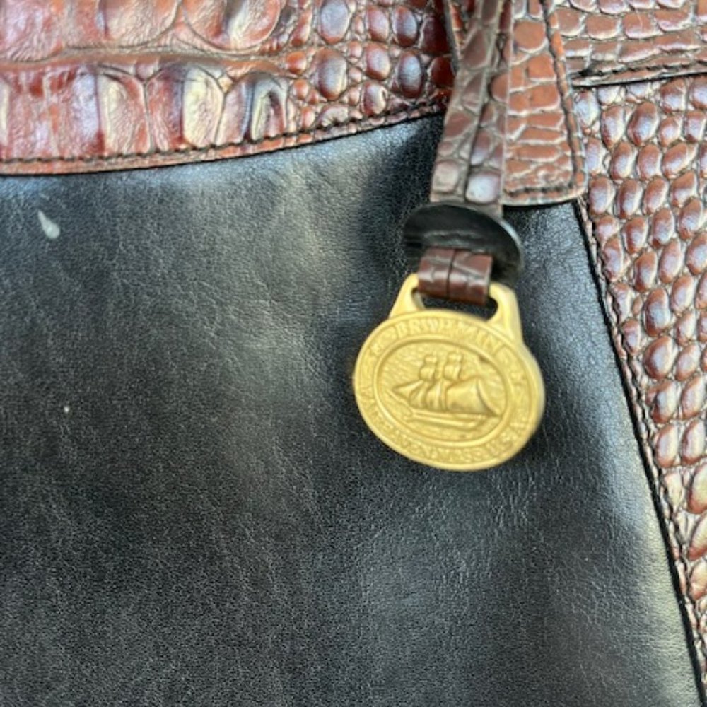 Vintage Brahmin Two-Tone Tote